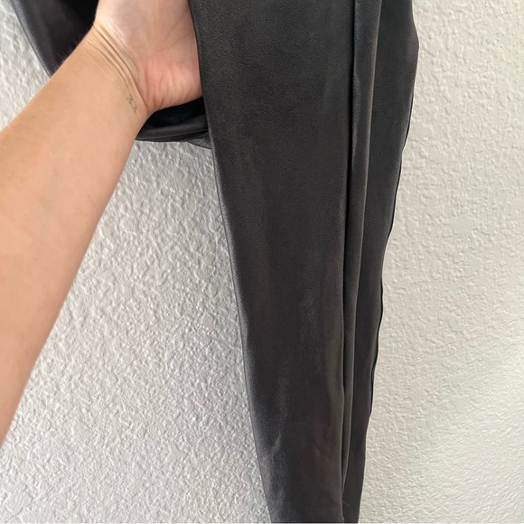Spanx Black Faux Leather Leggings Womens Size Small Stretch Style# 2437 - Picture 5 of 10